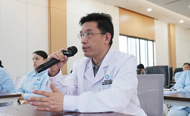 四川结石病医院特邀首都医科大学附属北京友谊医院田鸣教授开展专项培训(图5) 四川结石病医院特邀首都医科大学附属北京友谊医院田鸣教授开展专项培训(图5)